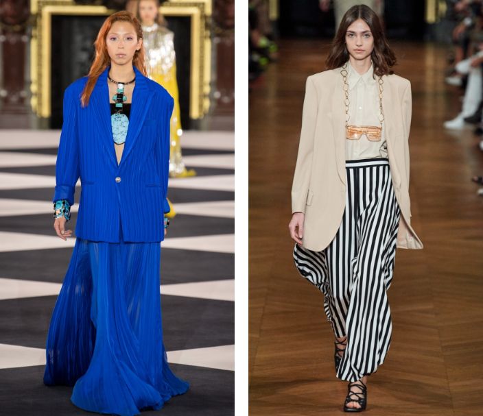 孙艺珍郑丽媛同步营业该看谁？小孩才做选择她们的西装我都要