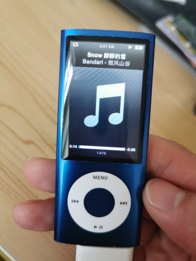 11年前的iPod*放播**器：nano5