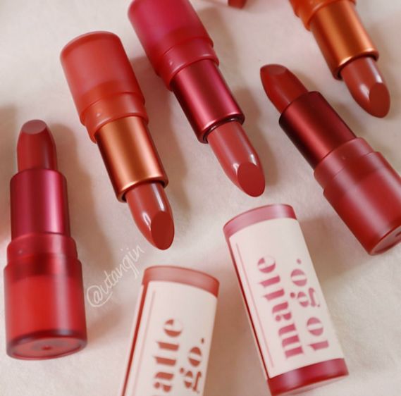 immeme柔雾哑光口红,韩国immeme小圆管口红