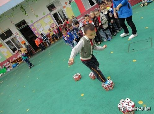 制作幼儿户外体育器械玩教具,幼儿园自制户外体育器械小推轮