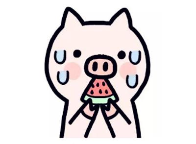 简笔画小动物猪的画法,动物猪简笔画儿童画