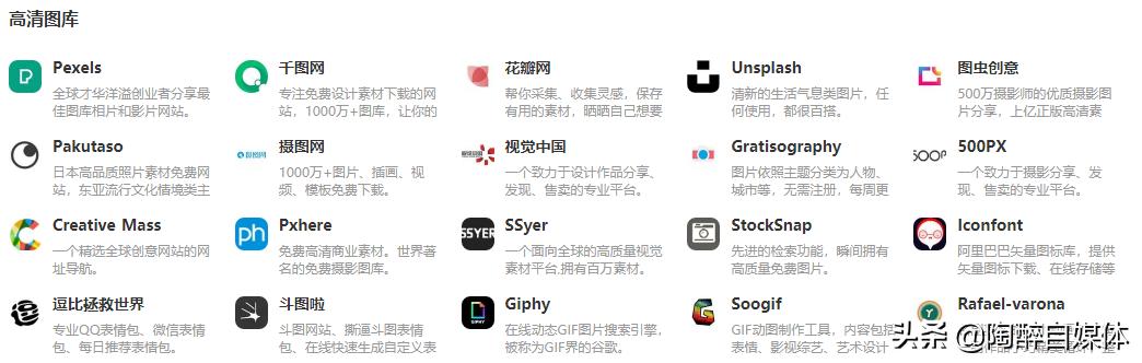 做自媒体一定要知道的网站,做自媒体必备的几个网站