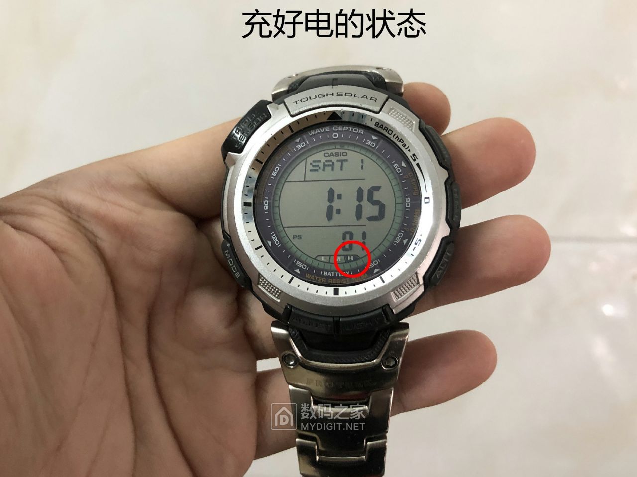 良工巧匠：卡西欧PAW-1300光动能手表电池老化，自行更换并校准