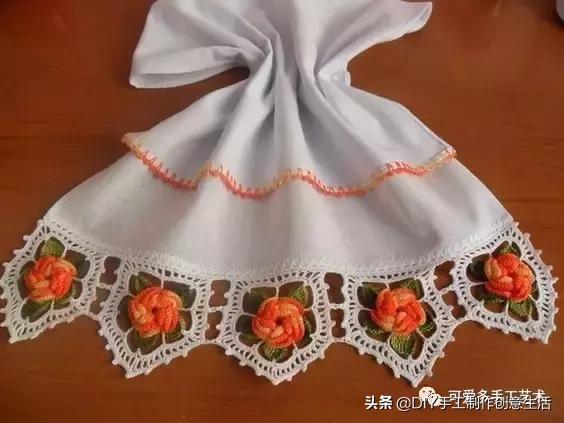 漂亮的钩针桌布衣,钩针钩织漂亮桌布衣图解