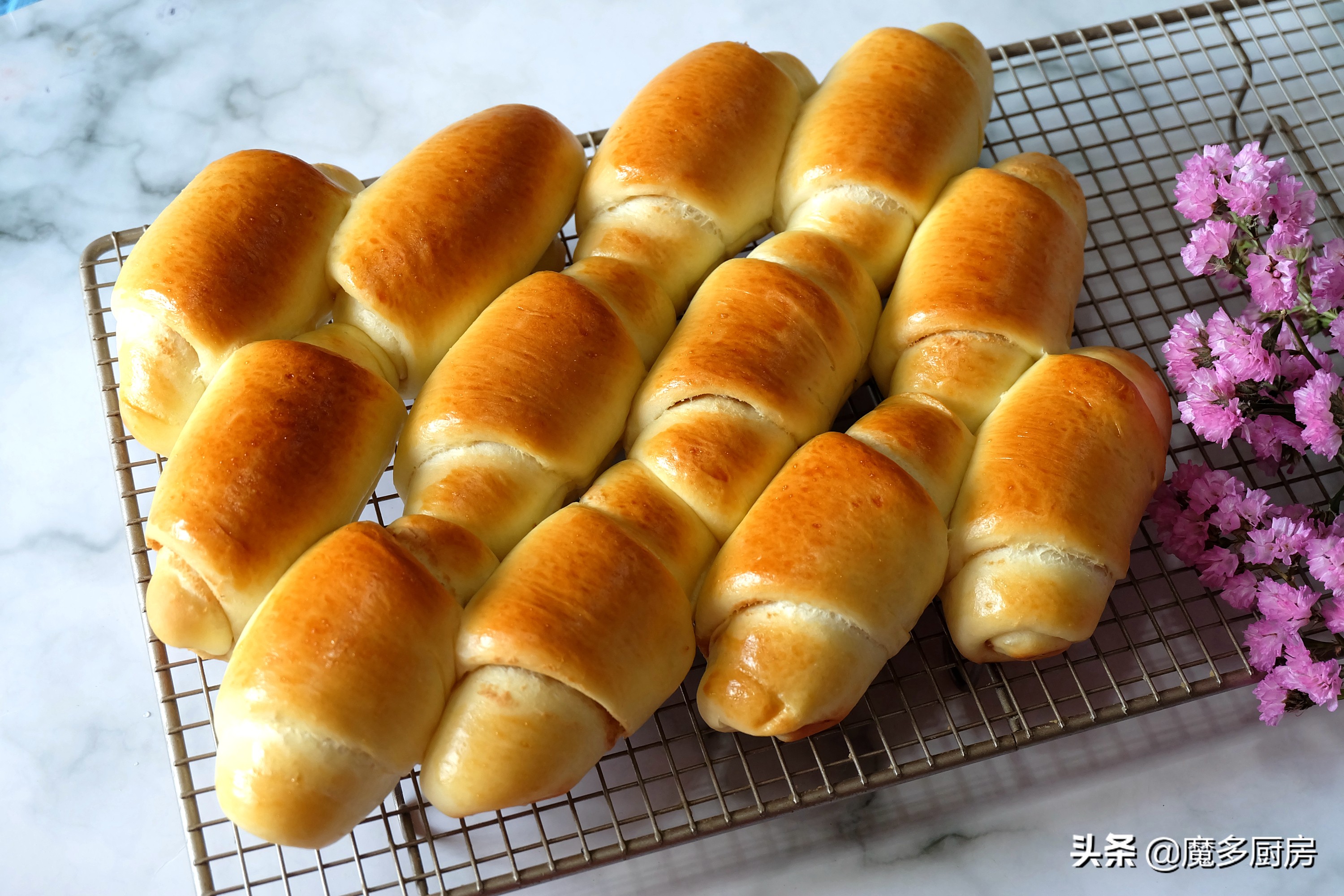 懒人烤面包的方法,烤面包家庭简易做法不用酵母