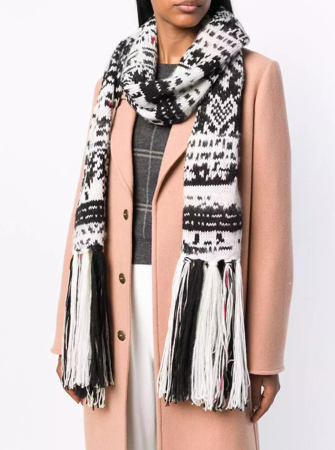 想要冬天穿出高级感,冬天围巾这样系简单又时尚好喜欢