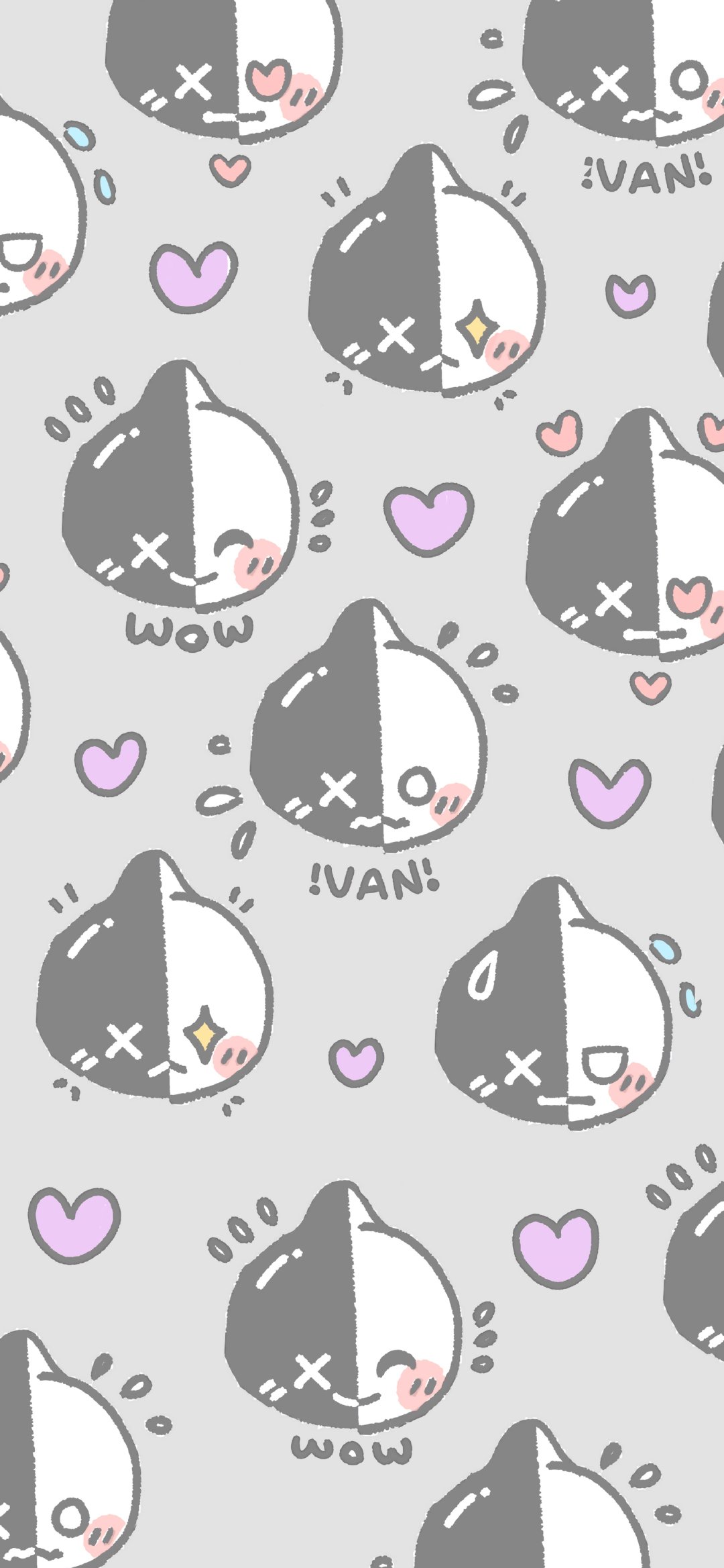 最新版可爱卡通粉色平铺壁纸,可爱卡通壁纸2023图片可保存