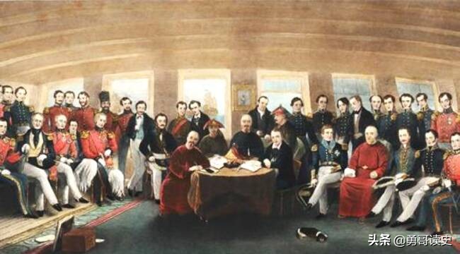 清朝割让给英国的是哪个条约,清朝割让了什么给英国