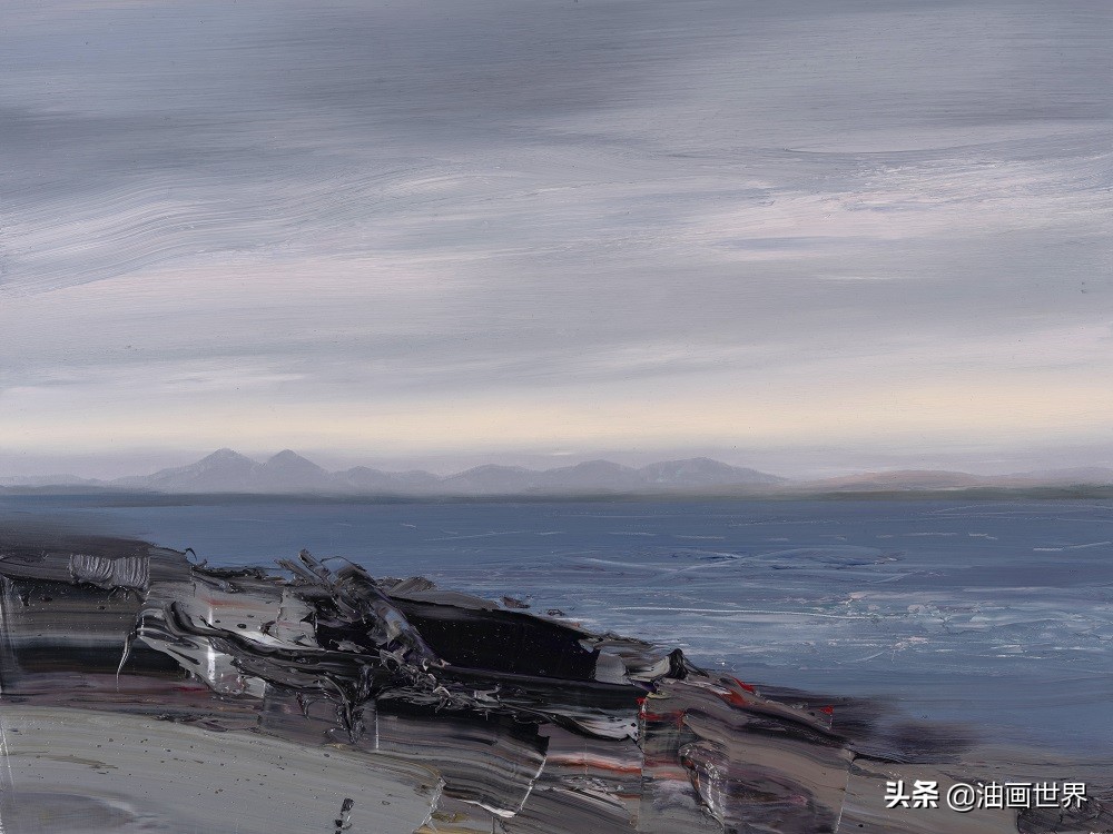 美国画家大峡谷古典风景油画,美国油画家埃里克瓦列斯的风景画