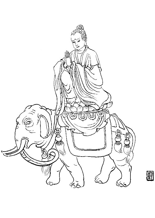 彭连熙工笔白描人物作品,工笔戏曲净角人物白描底稿