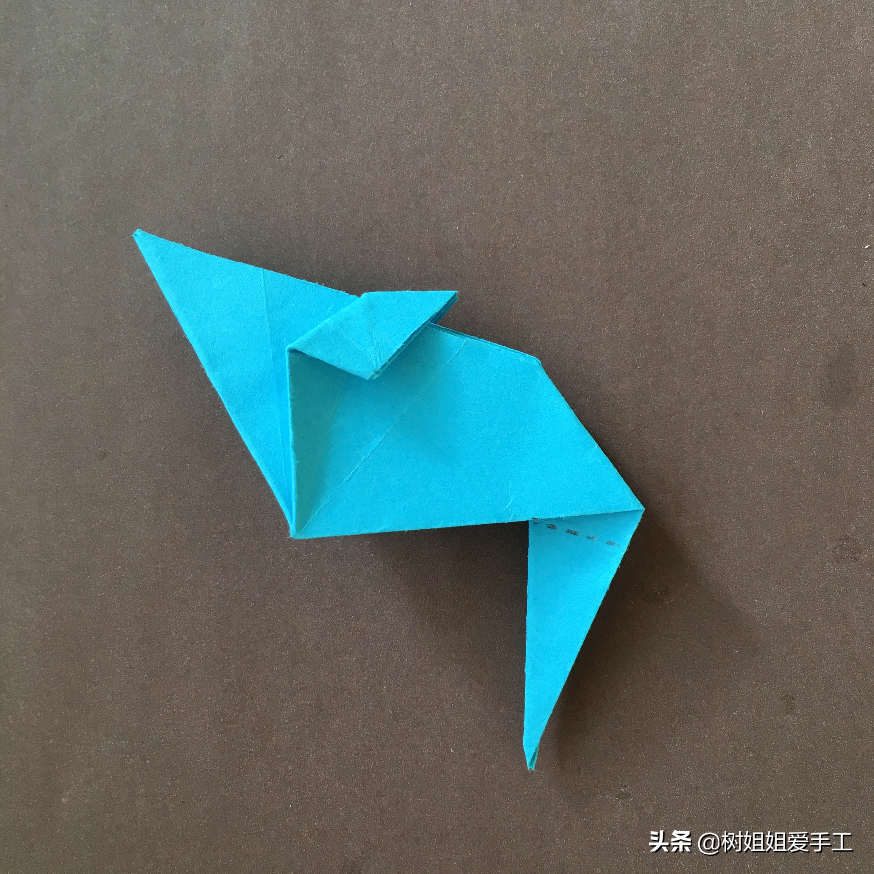 折小老鼠手工,纸做立体小老鼠
