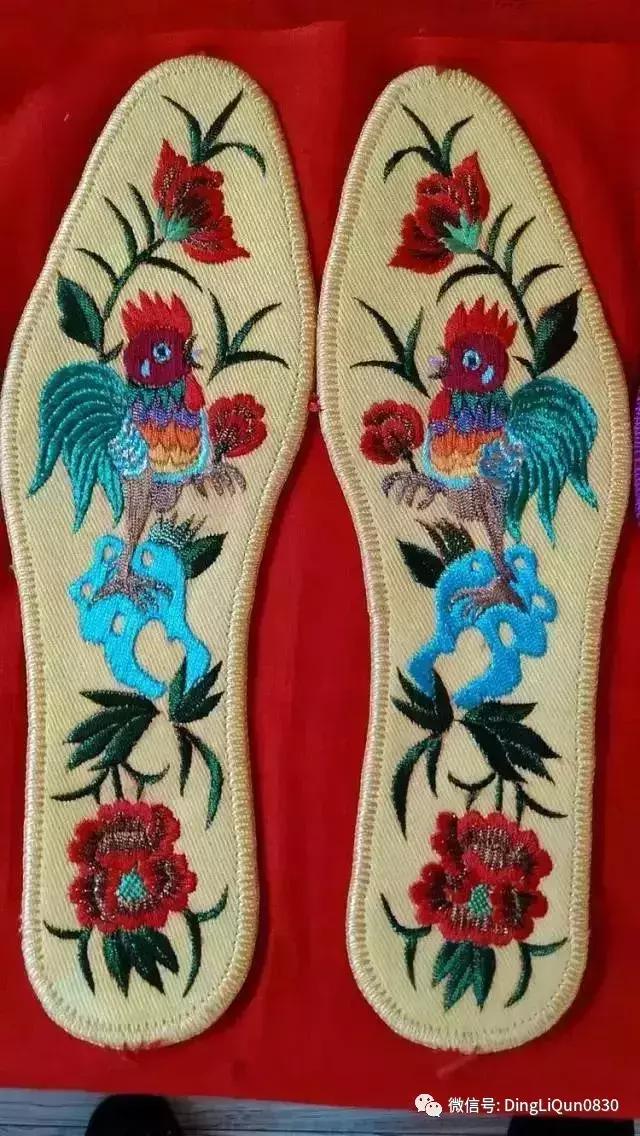 刺绣作品简单的,老式刺绣喜字的鞋垫刺绣方法