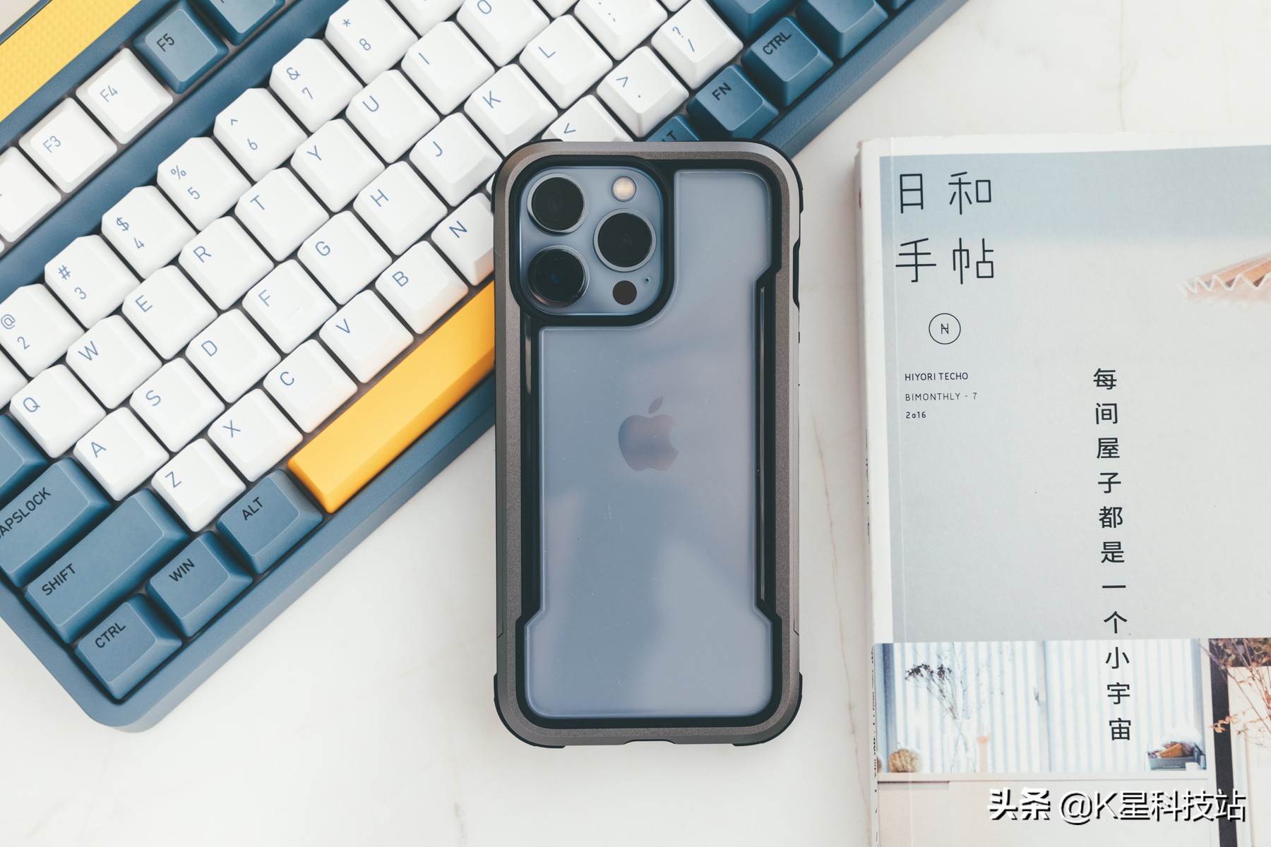 iphone13pro远峰蓝配透明壳,iphone13pro远峰蓝开箱