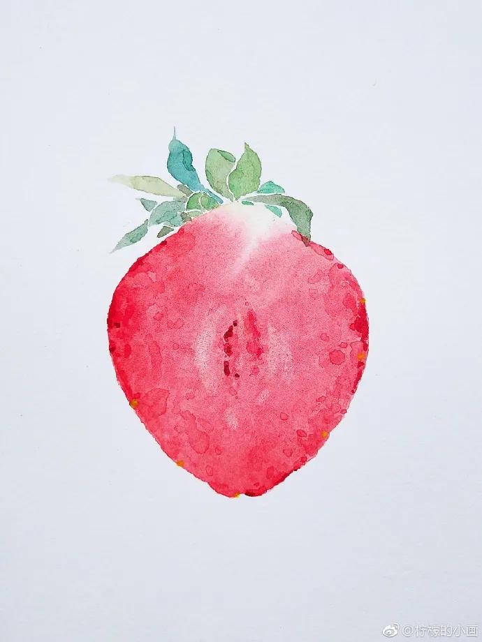 分享一组好看的小清新水彩插画,不来看看简单水彩小插画的教程吗