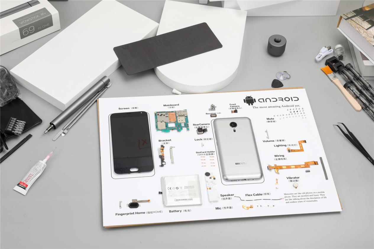 魅族mx5完全拆解,魅族mx5拆机详解