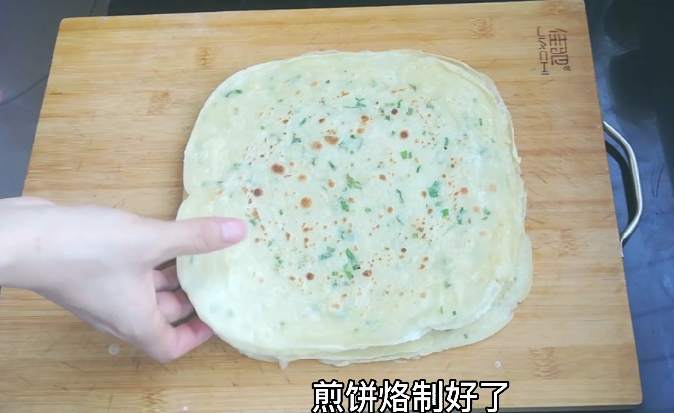 西安煎饼果子做法,陕西特色小吃煎饼做法