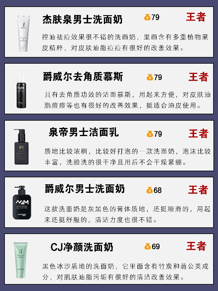 男士洗面奶怎么选择适合自己的,男士怎样选择一款合适的洗面奶