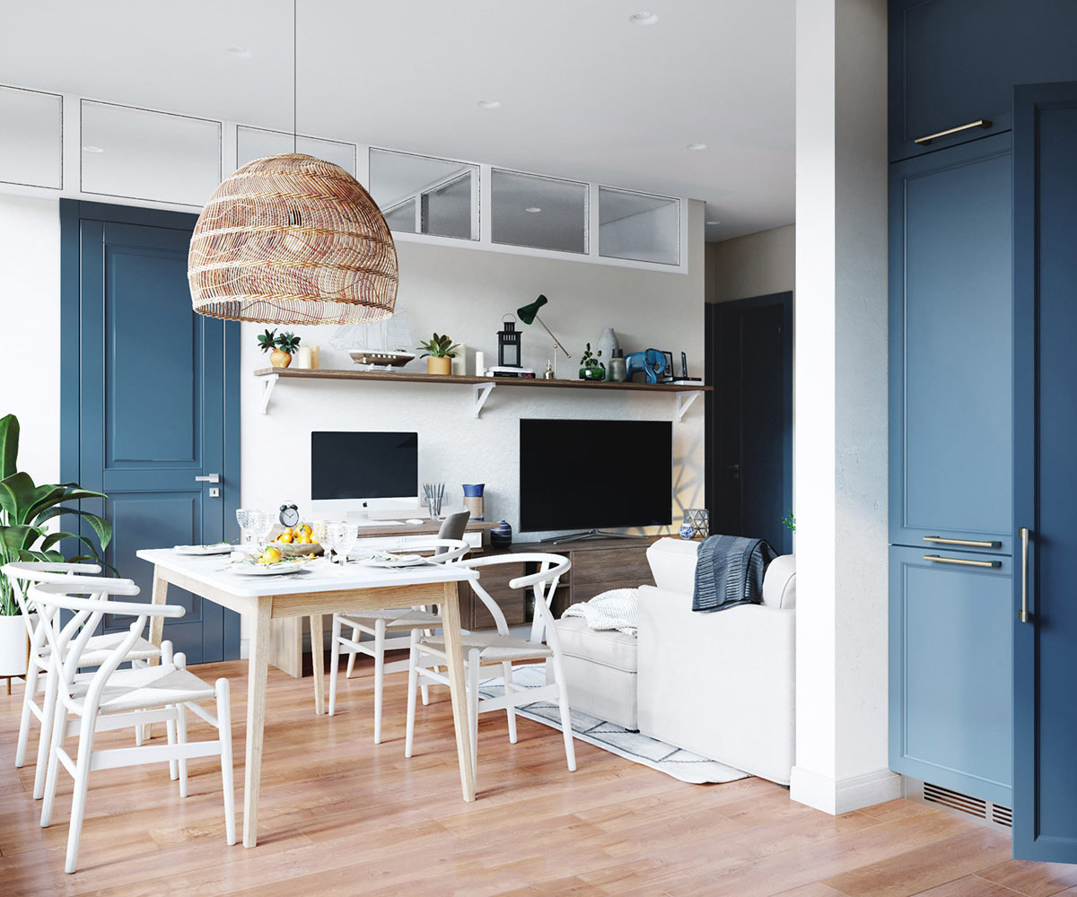 令人愉悦的家居配色,低调舒适质感家居环境