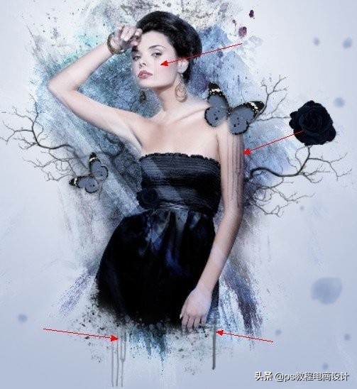 ps怎么把图片处理成水墨效果,ps怎么把实景做成彩色水墨效果