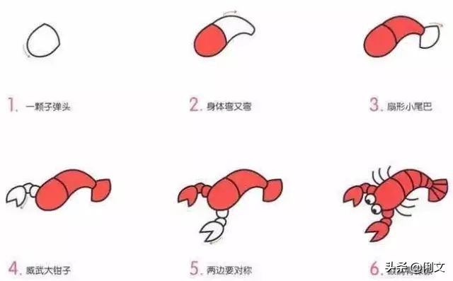 画森林里的小动物和森林的简笔画,数字简笔画1到10创意画小动物