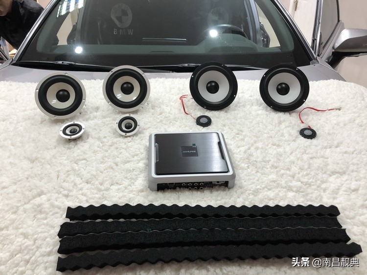 必伟汽车音响喇叭好不好,试听下南昌靓典改装后的丰田亚洲龙