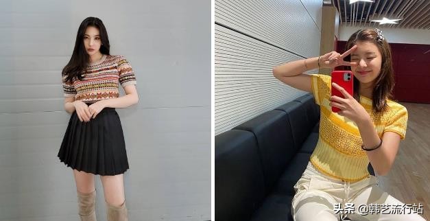 先睹为快:2021春季韩版针织衫新款在明星和模特中流行出现