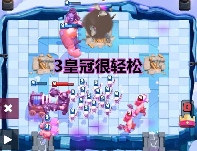 皇室战争滚木能用火球防守吗,皇室战争滚木圣诞节卡组