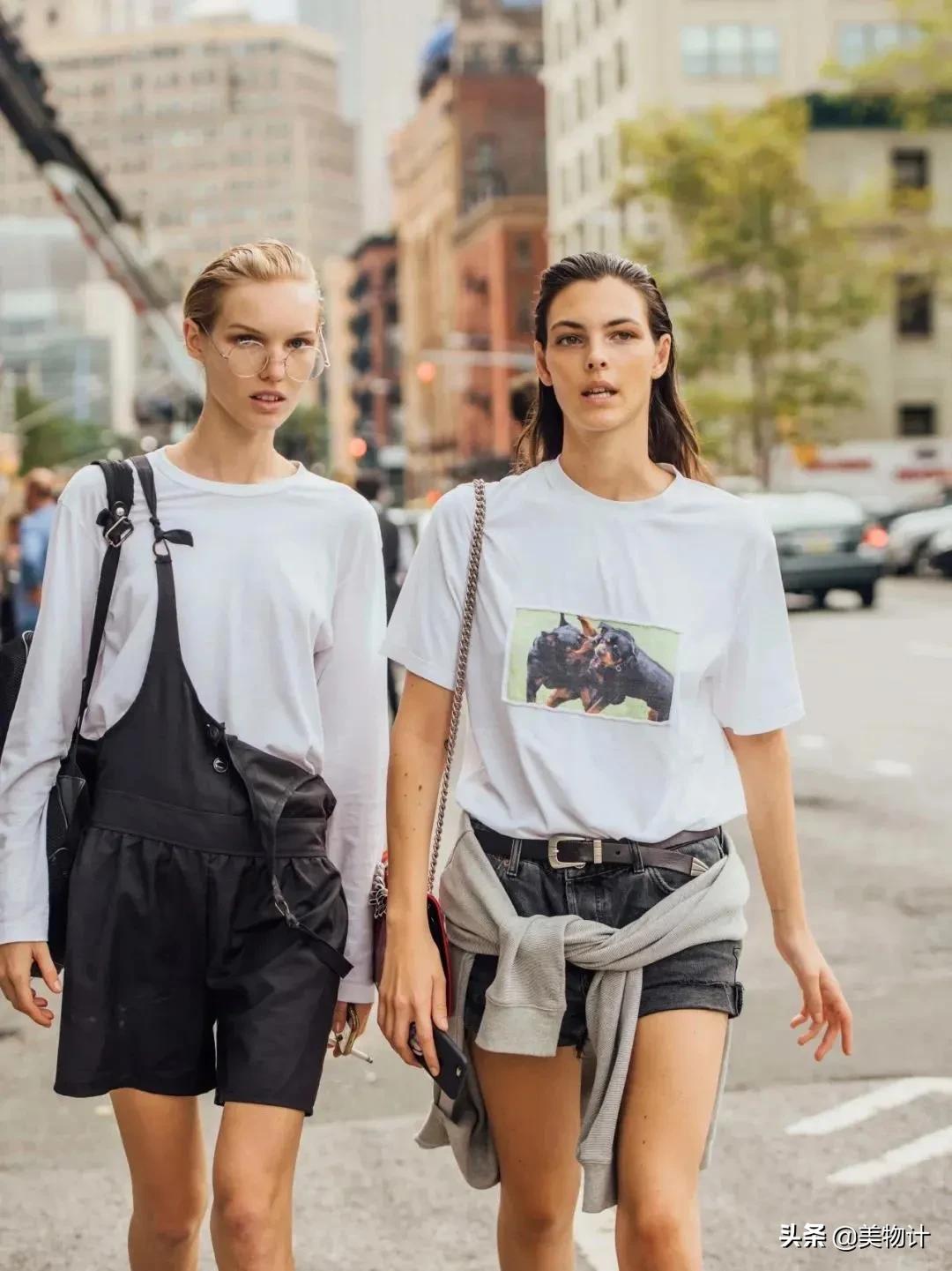 夏日短袖t恤胖女孩,重磅t恤短袖夏日