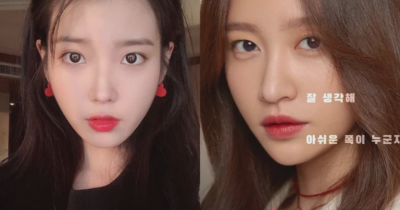 宋慧乔烟熏妆眼影教程,iu李知恩眼妆的画法内双