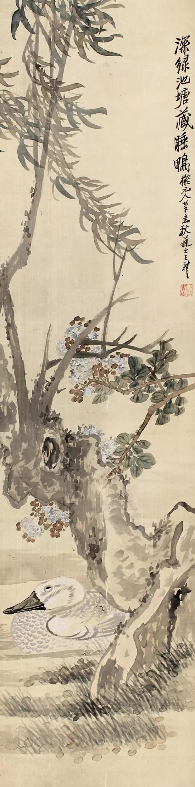 潘天寿100幅花鸟画欣赏 (潘天寿写意花鸟画要义)