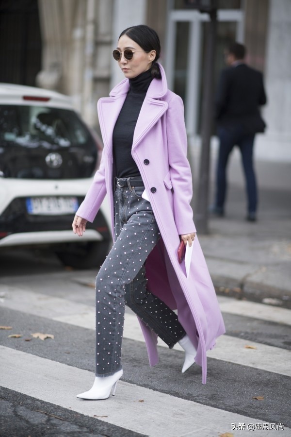 灰色系时髦搭配,高级搭配色系灰色和粉色