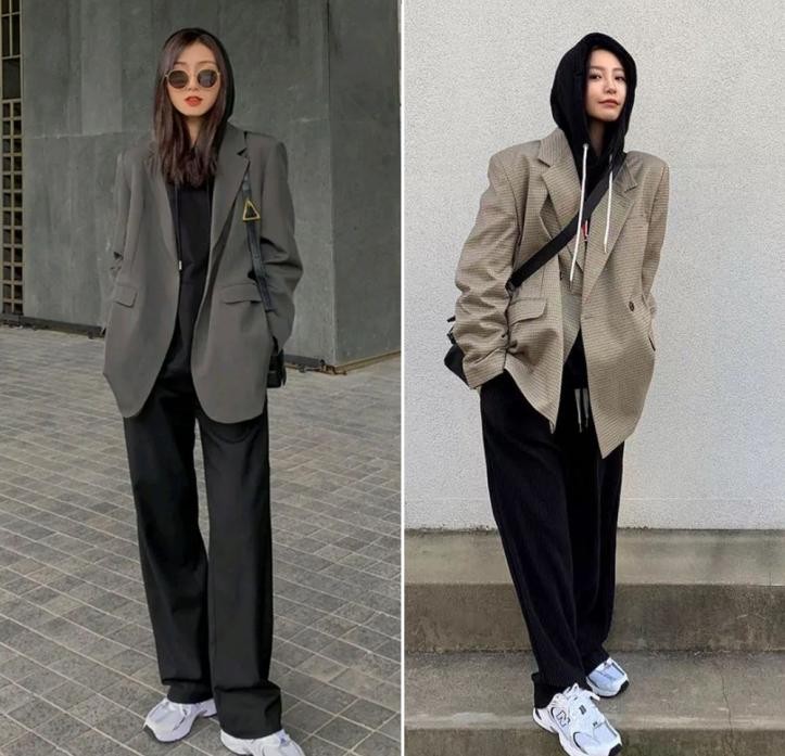 卫衣连帽装搭什么鞋好看,小个子穿连帽卫衣还是圆领