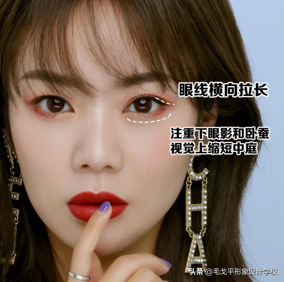 3步缩中庭摆脱老气变年轻,中庭过长的四个变美思路