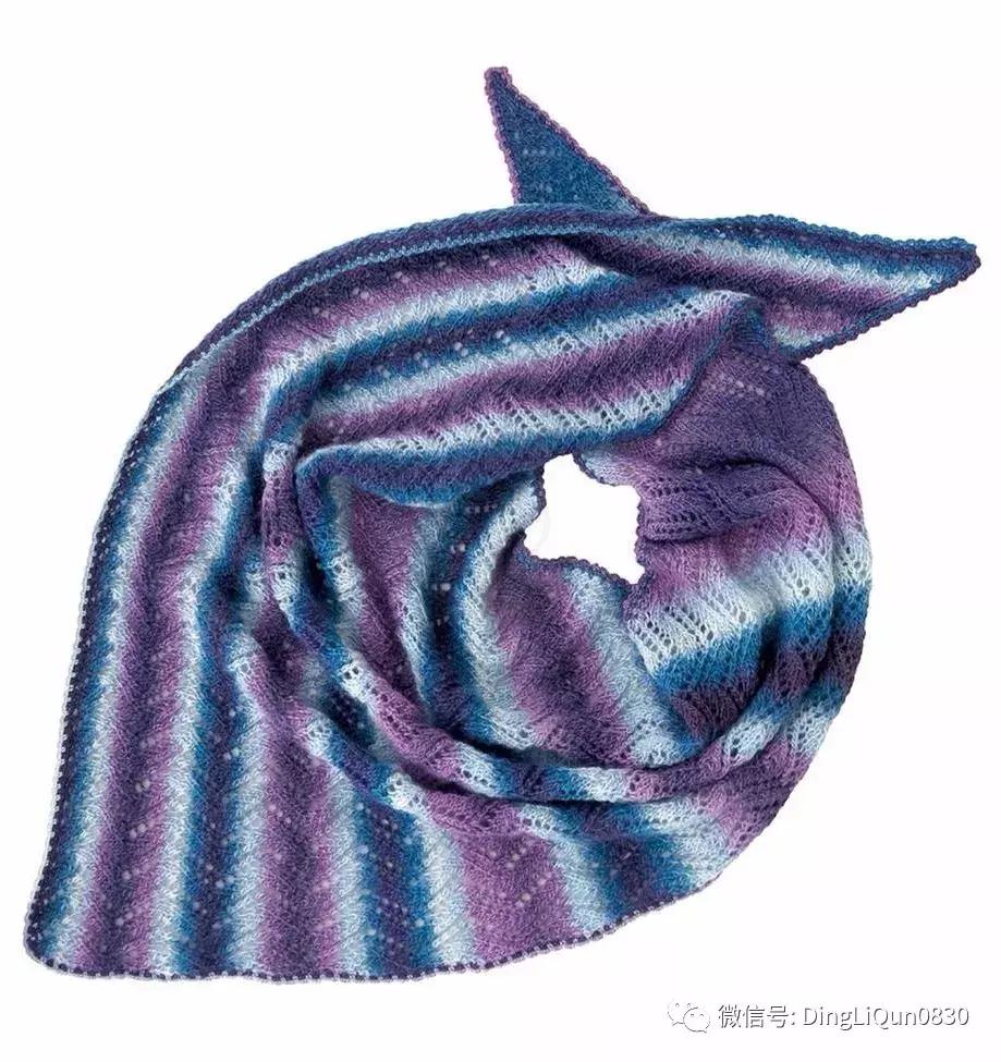 围巾编织教程10-15岁,圆肩针织宽松套头衫小款编织