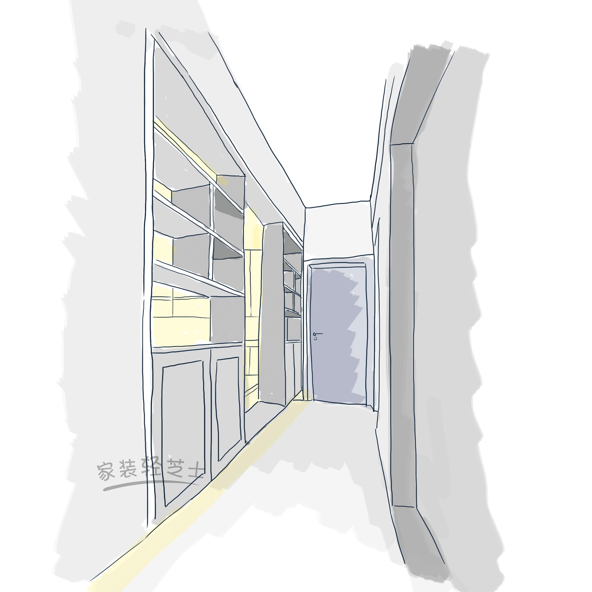 走廊不一样宽如何设计地砖,1.3米宽走廊设计