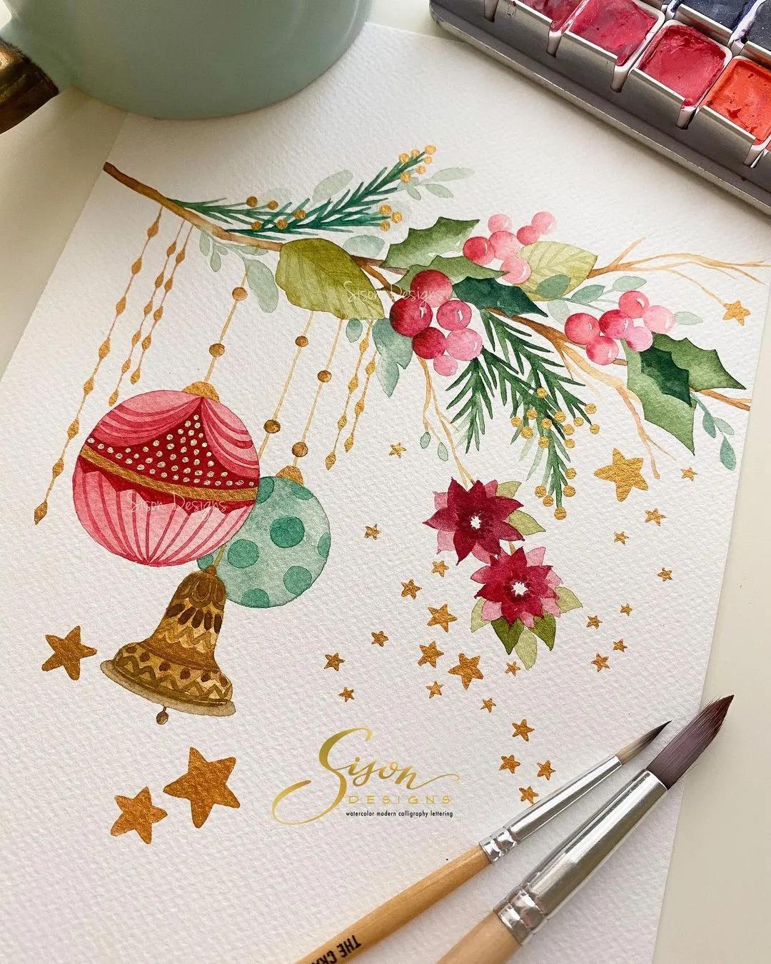 水彩手帐简单教程,水彩笔就能搞定的手账