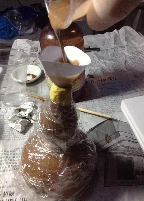 大漆酒葫芦详细制作过程,酒葫芦防渗处理视频