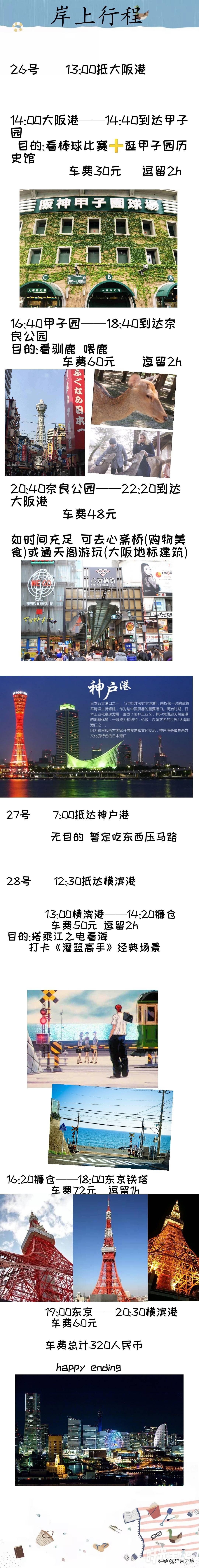 上海游轮去日本攻略,上海去日本的邮轮旅游攻略