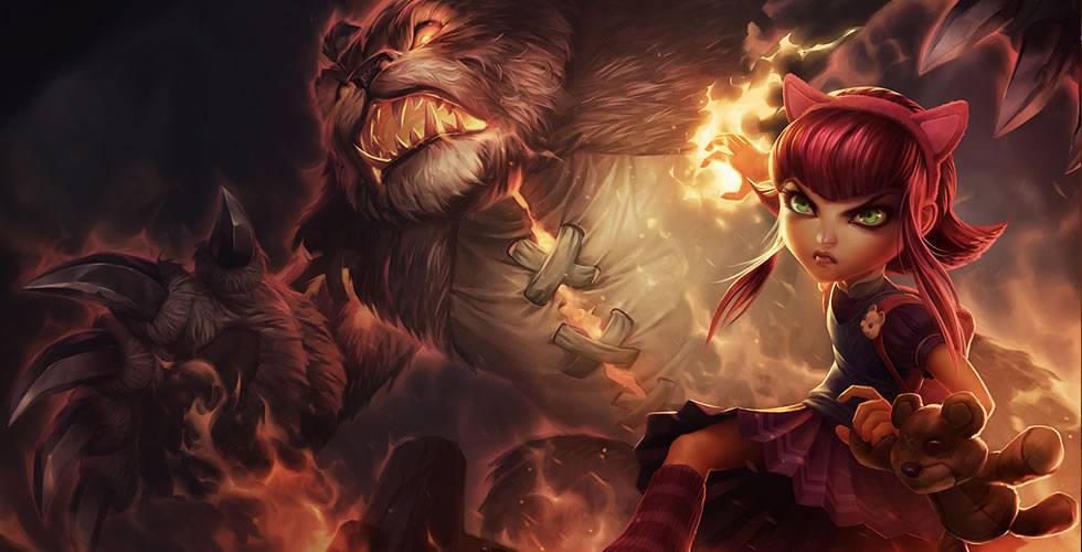 英雄联盟黑暗之女安妮,黑暗之女安妮大神教程