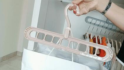 衣架收纳两件套,衣架一杆可以挂几十件