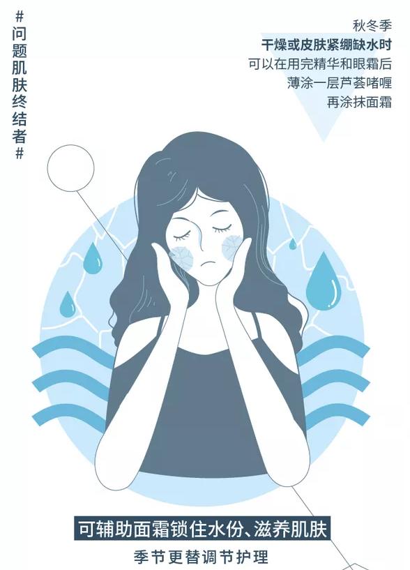 超补水超好用的芦荟胶,如果补水保湿只用芦荟胶可以吗