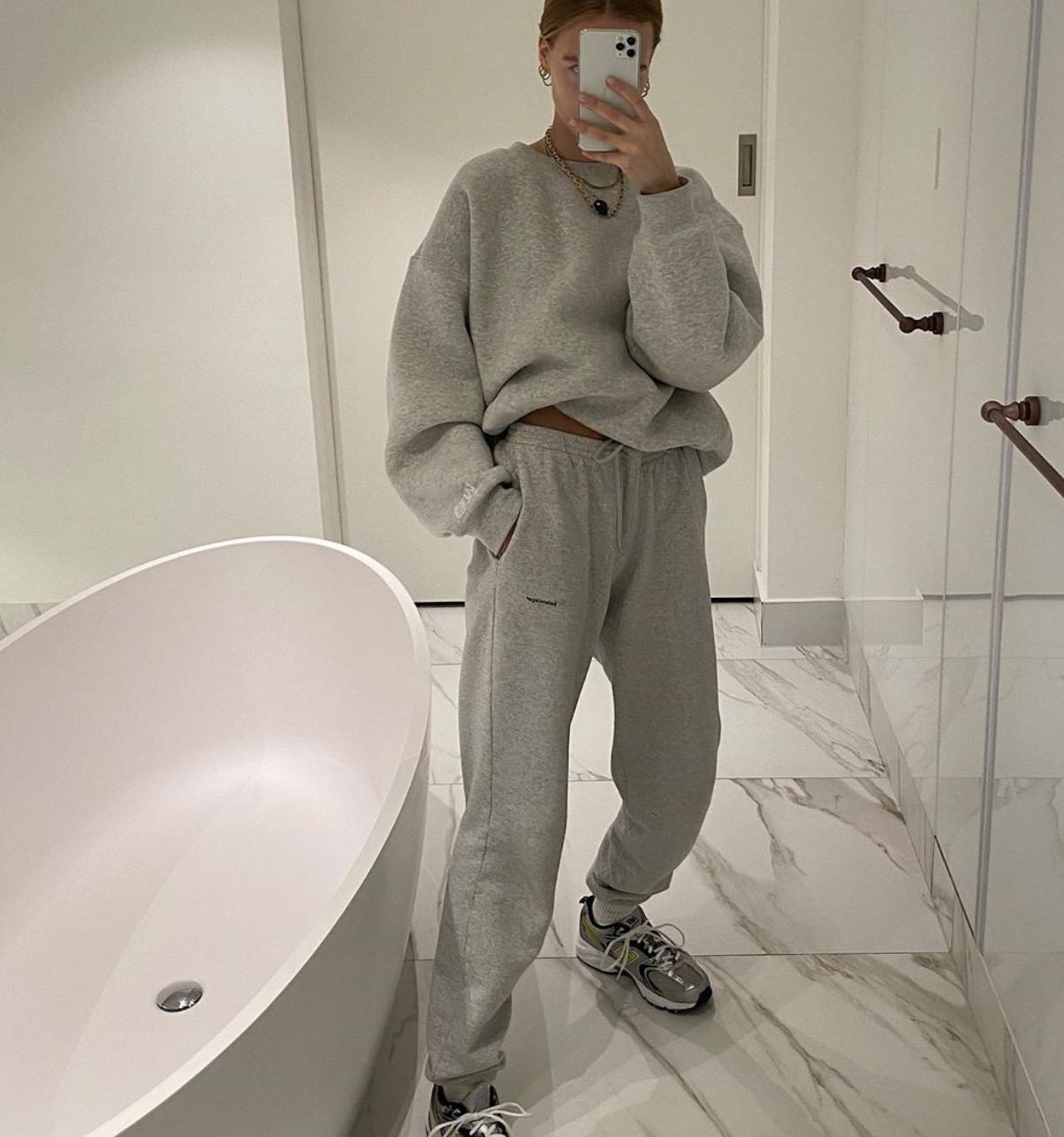 高街潮流慵懒风运动裤,高街ins潮裤子运动裤