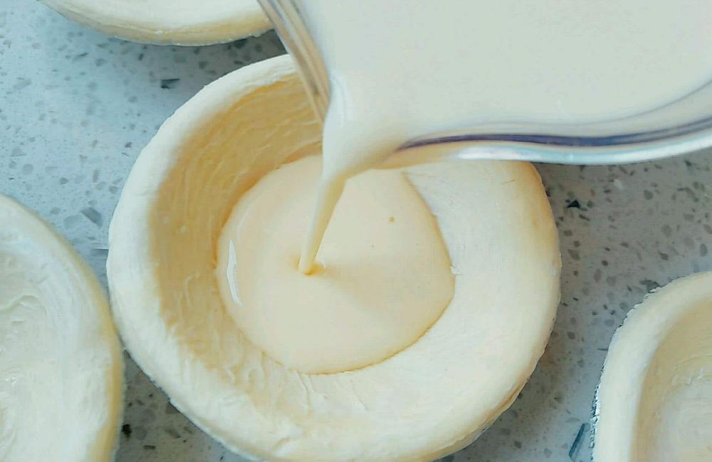 五步做简单又好吃的甜点,微波炉10个蛋挞做法