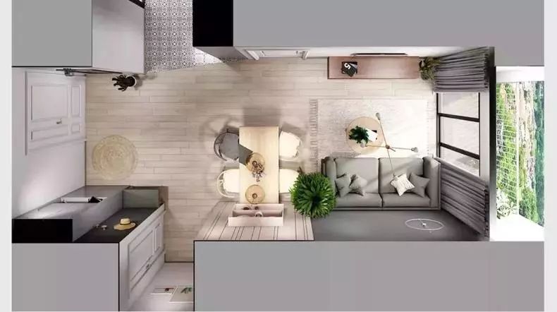 100种客厅设计,客厅餐厅一体餐厅设计风格