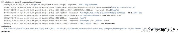 2009款奥迪a4l2.0tea888发动机,奥迪一代ea888和二代ea888的区别