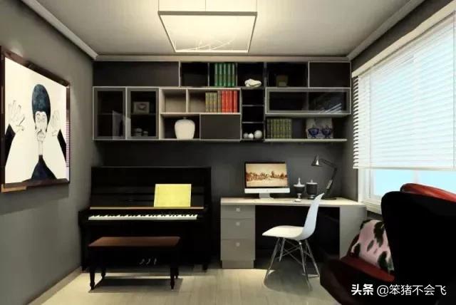 儿童房钢琴摆放效果图,卧室钢琴摆放效果图