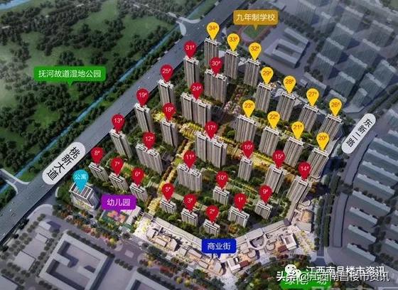 象湖力高君御滨江楼盘,南昌象湖力高君誉滨江四房户型