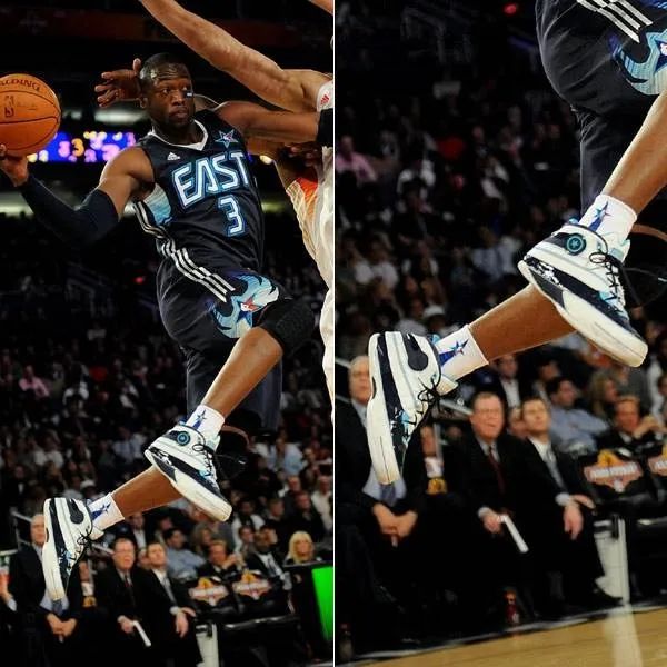 韦德在球场穿的球鞋,韦德上脚球鞋合集