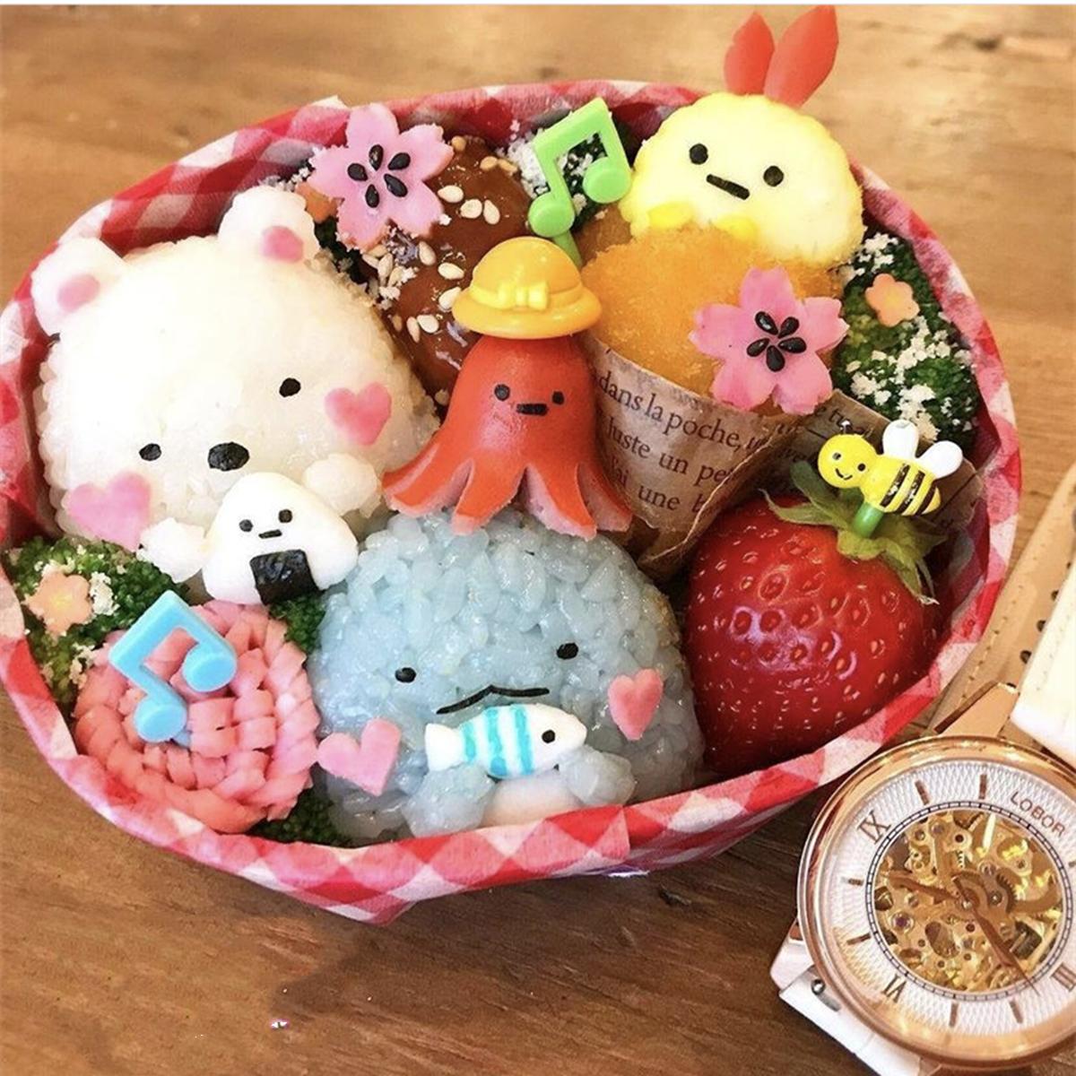 日本妈妈做出立体感十足的便当，不仅有动漫角色，细节还很逼真