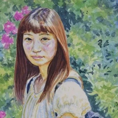 日本90后画家超写实绘画作品欣赏,日本画家画小清新少女